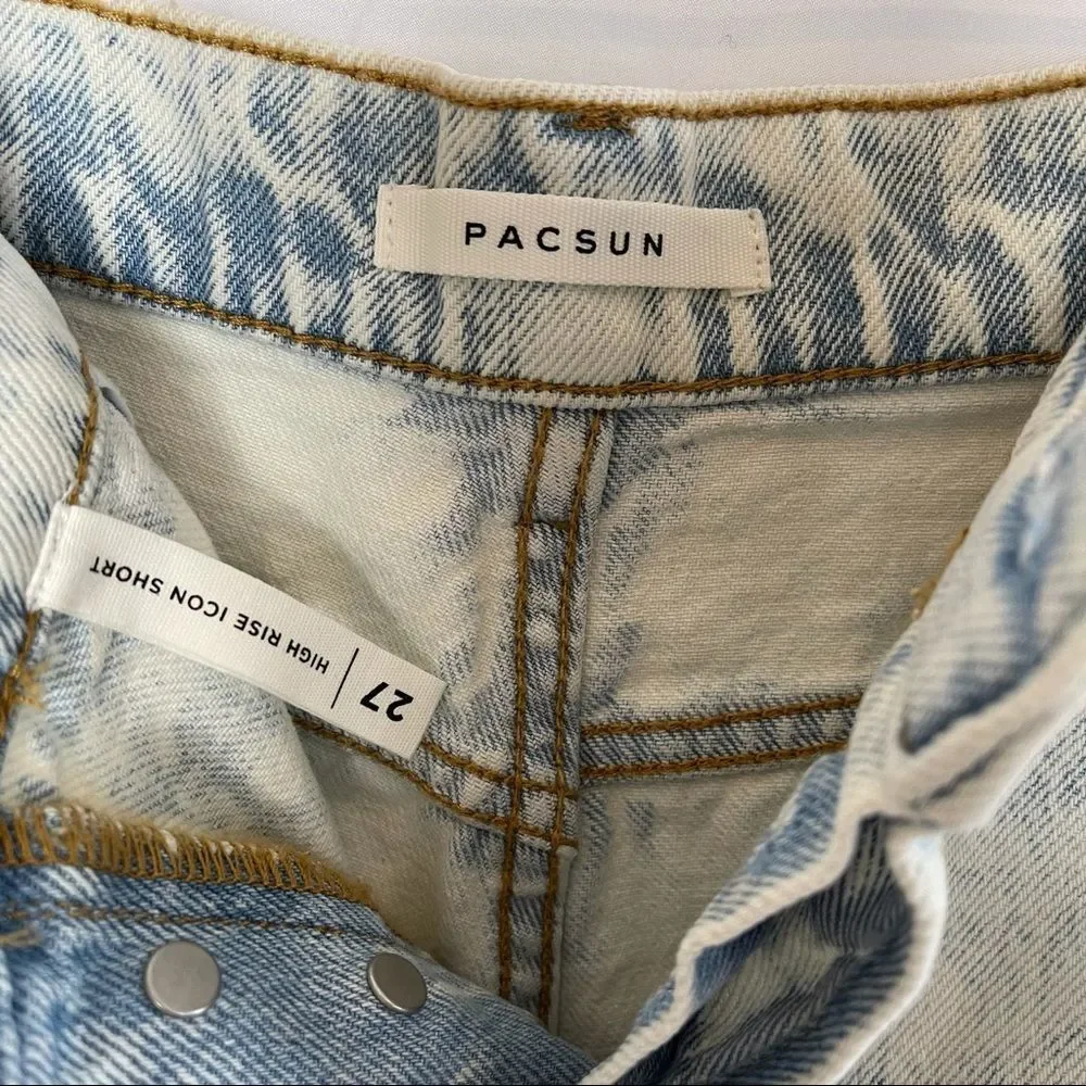 NWT PACSUN HIGH RISE SHORTS - Picture 4 of 11